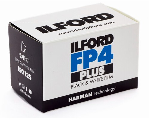 Ilford FP4 Plus 125 ISO Black & White Film, 24 Exposure